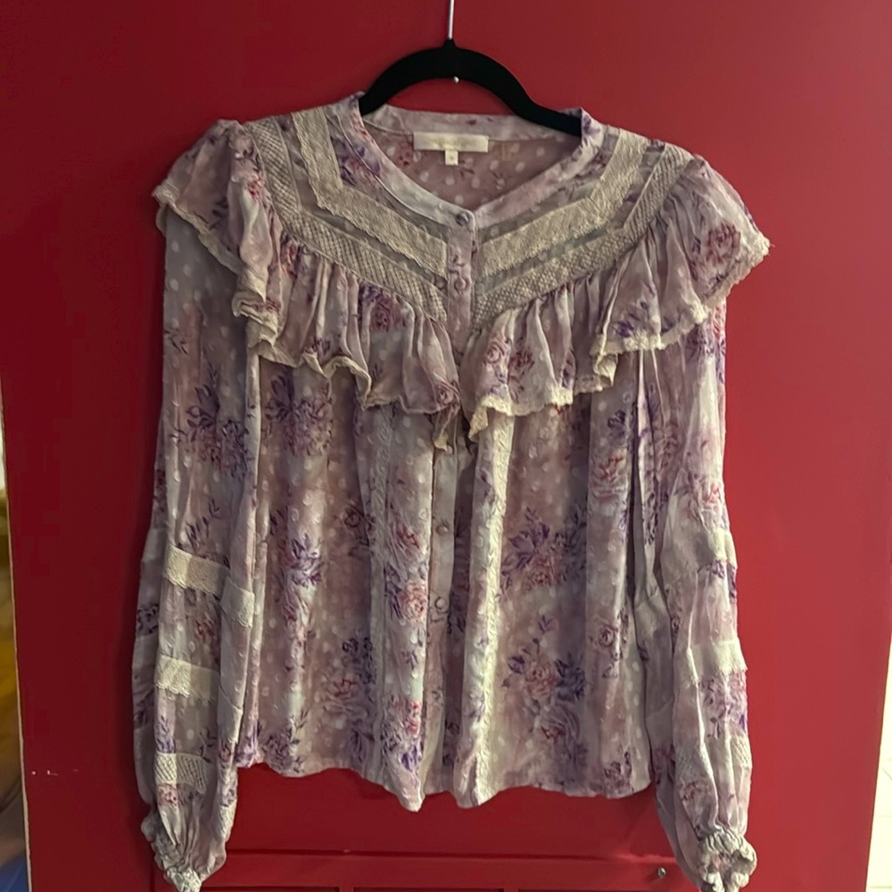 Love Shack Fancy long Sleeve Blouse